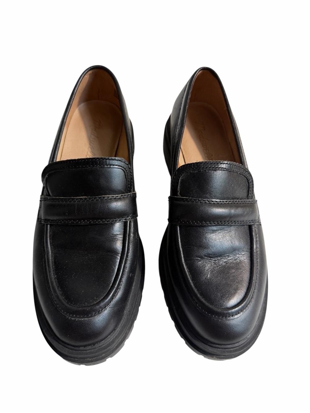 Madewell The Bradley Lugsole Loafer in Leather Size 7